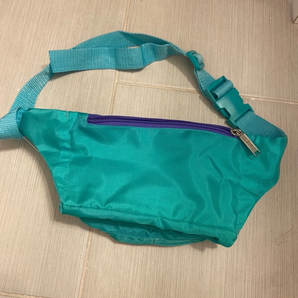 Vintage Top Action TA Fanny Pack real/pink/purple - Picture 4 of 4